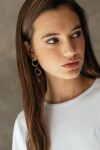 Spelling Earrings Bronce P