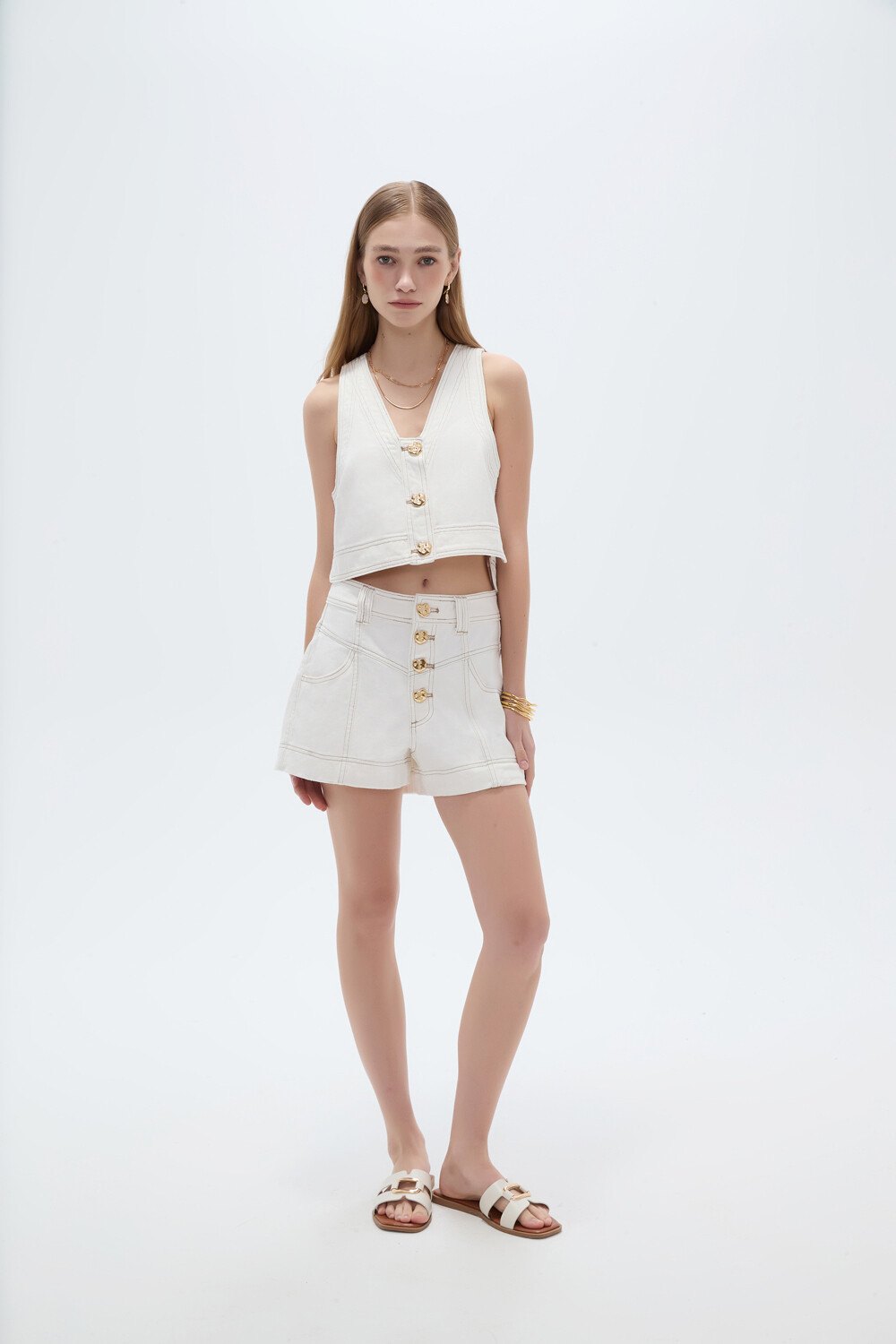 Short Jarin Blanco