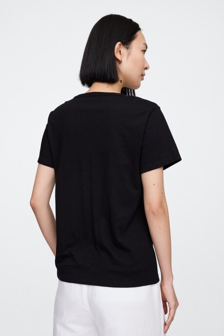 Remera Cuello V Mujer Navy Uniform