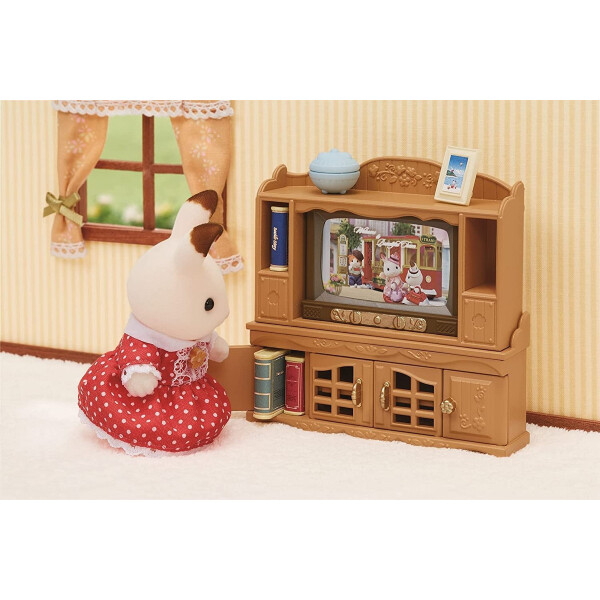 Sylvanian Families Set Comoda Sala Estar Muebles Accesorios Sylvanian Families Set Comoda Sala Estar Muebles Accesorios