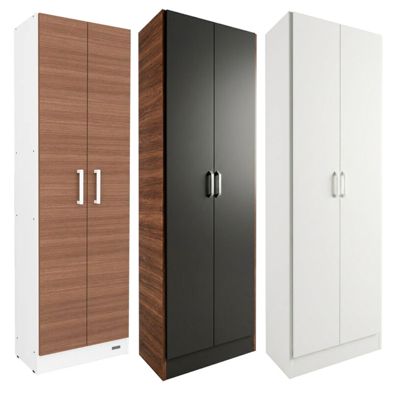 MULTIUSO 2 Puertas ZM -MS 18 Veteado Beige-Negro N/A