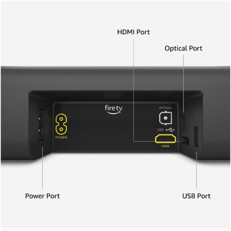 Barra De Sonido AMAZON Fire Tv 2.0 Con DTS Virtual Y Control Remoto - Open Box Barra De Sonido AMAZON Fire Tv 2.0 Con DTS Virtual Y Control Remoto - Open Box