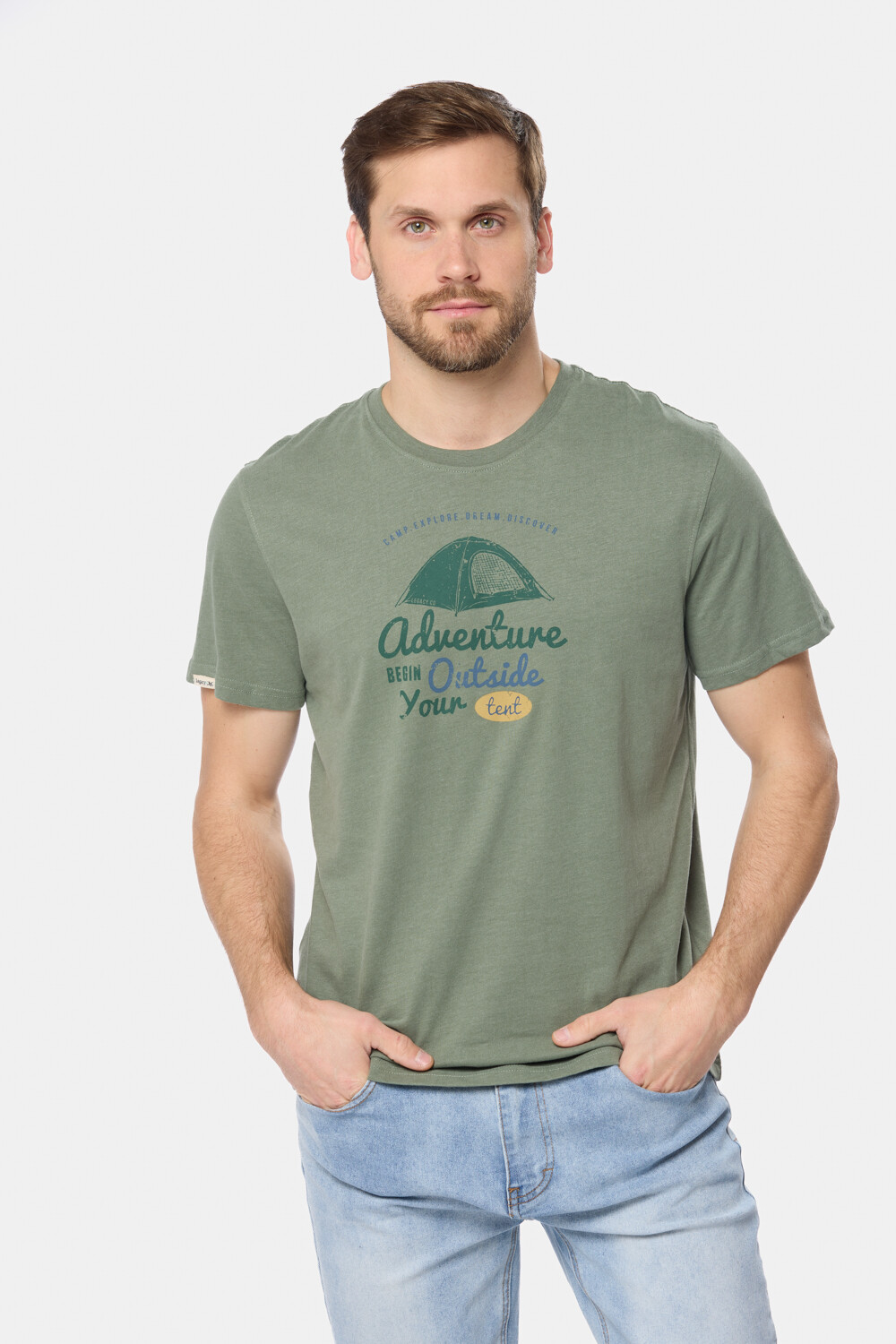 REMERA ESTAMPADA Verde