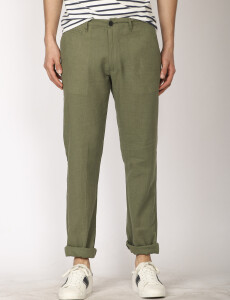 080707 PANTALÓN LINO HARRY Verde