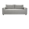 SOFA 3 CUERPOS - TAPIZADO TELA TRAMADA CRUDA Y NEGRO SOFA 3 CUERPOS - TAPIZADO TELA TRAMADA CRUDA Y NEGRO