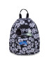 Mochila Half Pint Punk Pansies Black