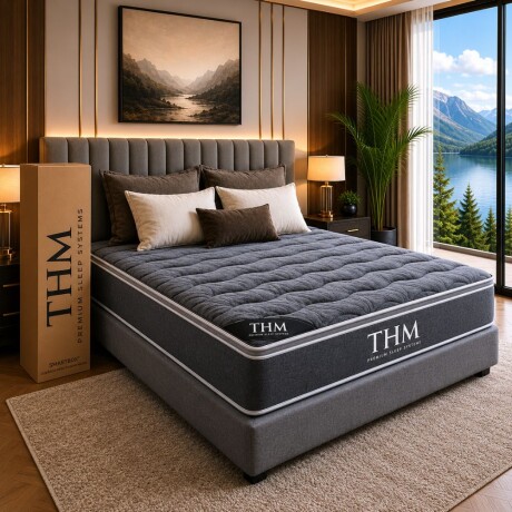 Colchon de resortes 2 Plazas THM Silver Colchon de resortes 2 Plazas THM Silver