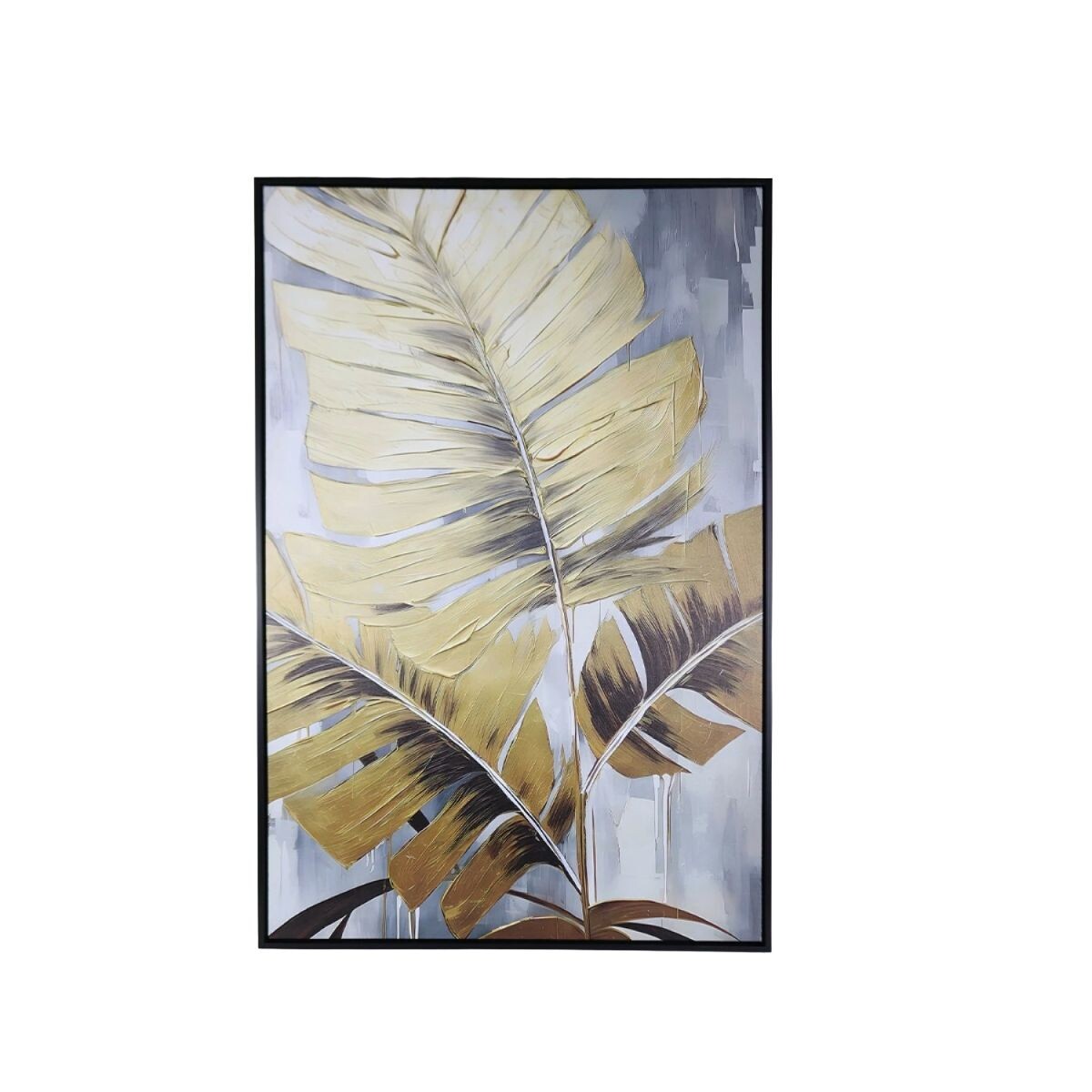 CUADRO DEC HOJAS 60X90CM 