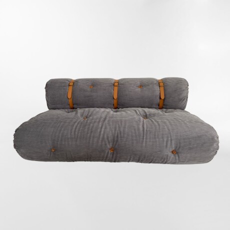 SOFÁ EQUESTRE BELT GRIS - 2 CUERPOS