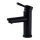 Monocomando de baño NEGRO MATE