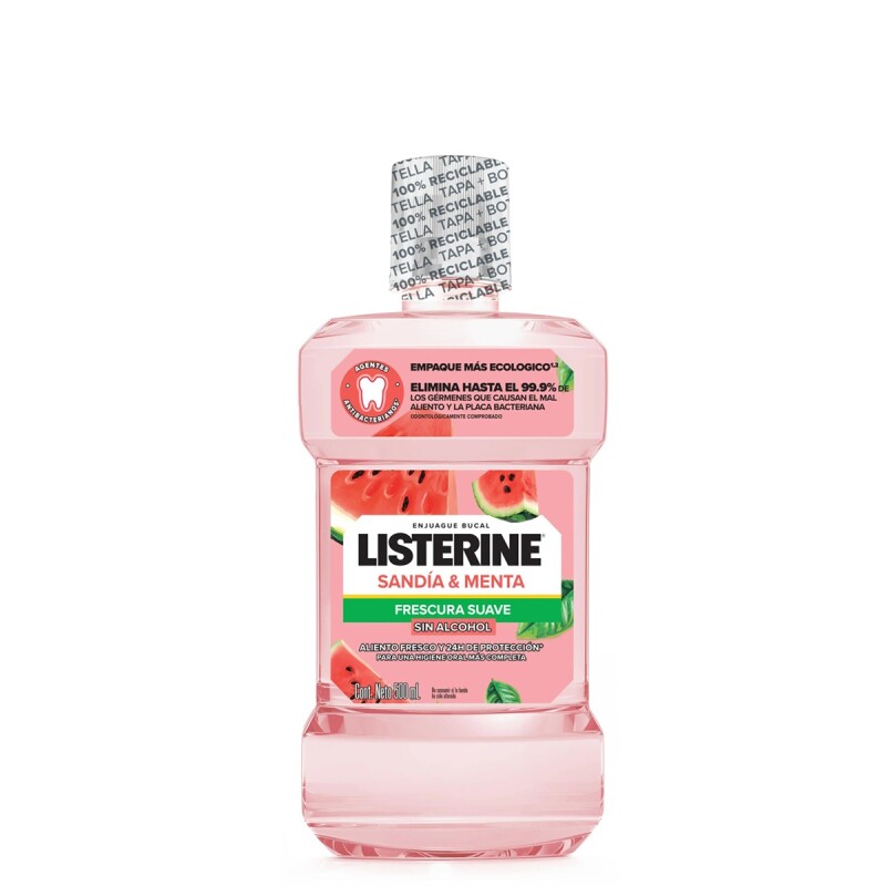 Enjuague Bucal Listerine Sandia Y Menta 500 Ml. Enjuague Bucal Listerine Sandia Y Menta 500 Ml.
