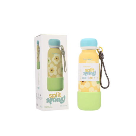Botella Térmica Infantil Split Spring 550Ml. Amarillo