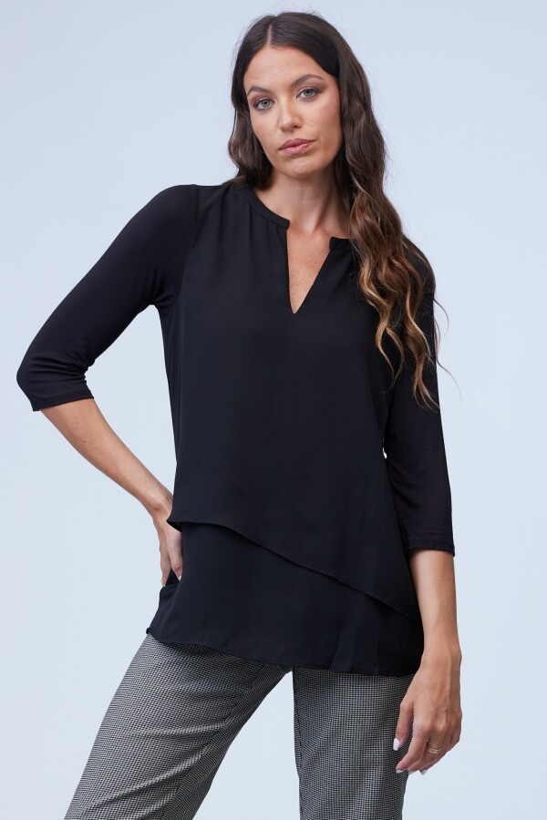 Blusa Layers NEGRO