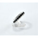 Anillo Sinfin En Oro Blanco Y Zafiros Anillo Sinfin En Oro Blanco Y Zafiros
