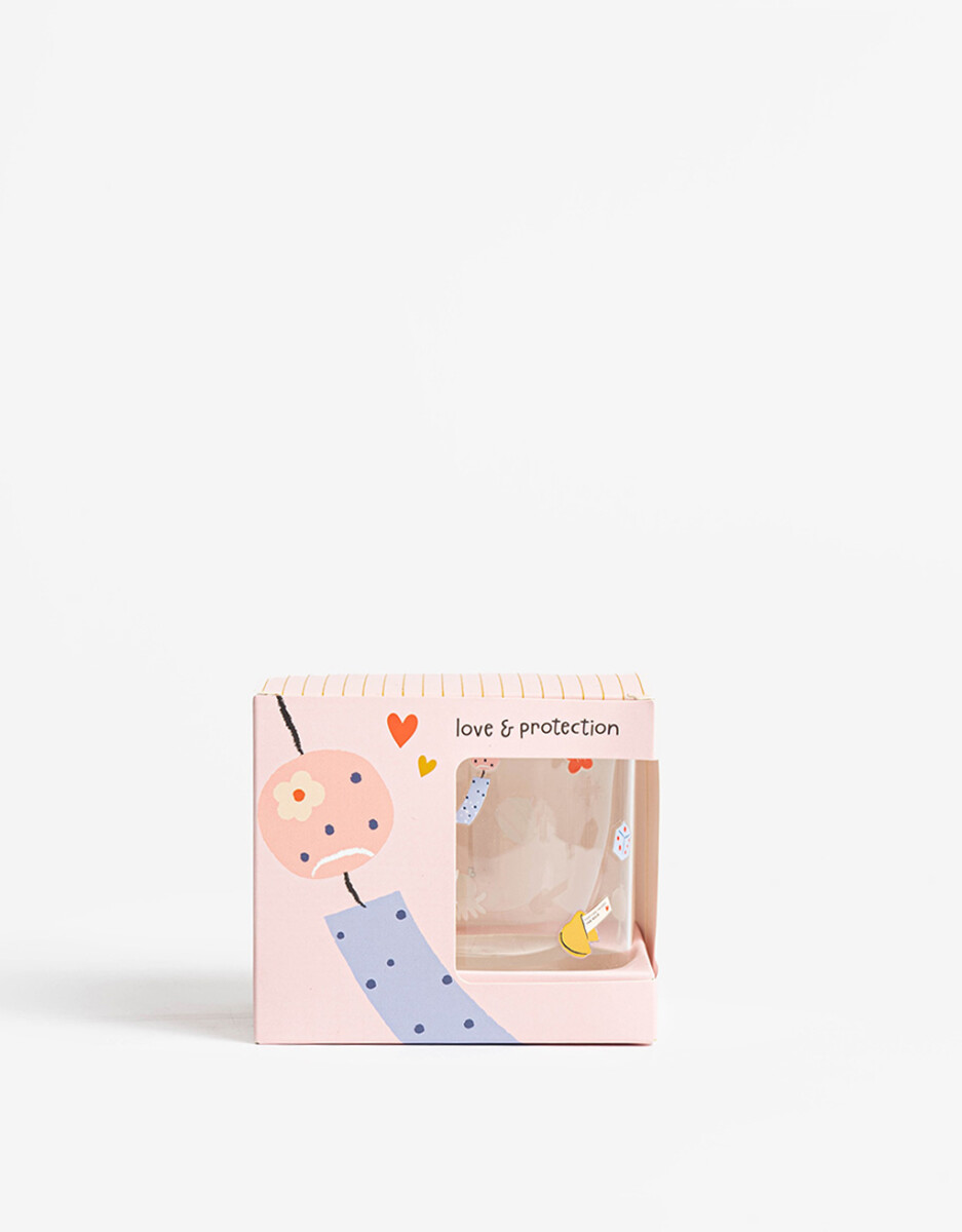 Taza De Vidrio "lucky Cats" 