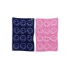TOALLAMANOSX2 Set X 2 Toallas De Mano 76x51cm Baggu - Happy Pink Blue