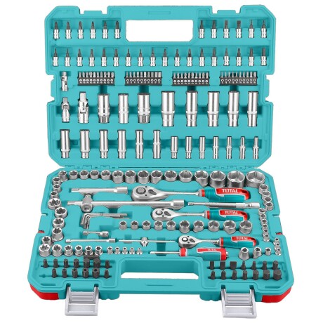 Juego De Dados Y Llaves Crique 1/4" 3/4" Y 1/2" - 201 Piezas Juego De Dados Y Llaves Crique 1/4" 3/4" Y 1/2" - 201 Piezas