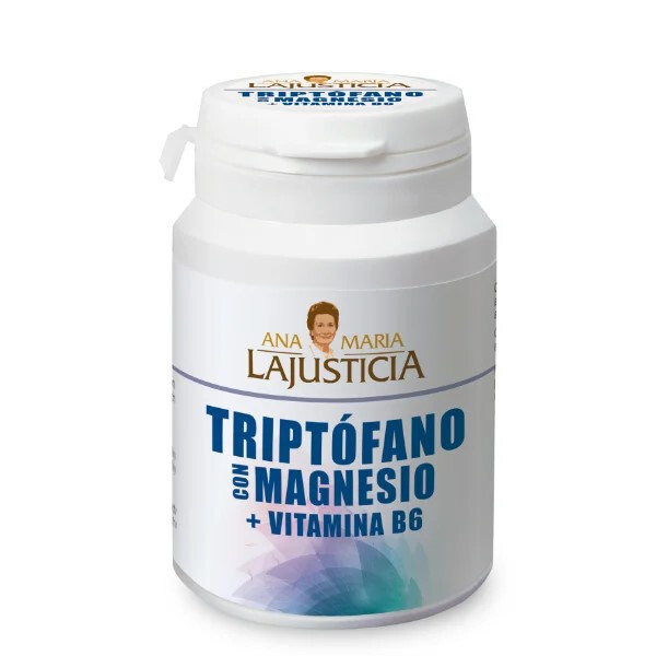 Triptófano con Magnesio y Vitamina B6 Ana María Lajusticia | 60 Comprimidos Triptófano con Magnesio y Vitamina B6 Ana María Lajusticia | 60 Comprimidos