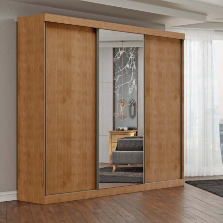 PLACARD C/ESPEJO 3 PUERTAS PINO NATURAL-BEIGE FIRENZE