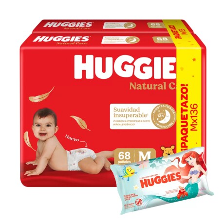 Hug Pañ Supreme M Ahorrp 68 +Toallita 48 Hug Pañ Supreme M Ahorrp 68 +Toallita 48