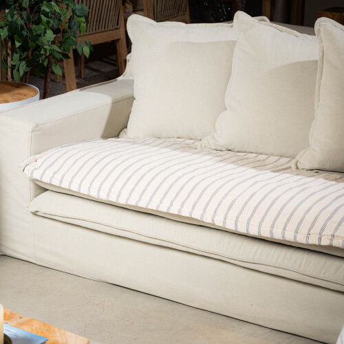 pillow raya azul, L pillow raya azul, L