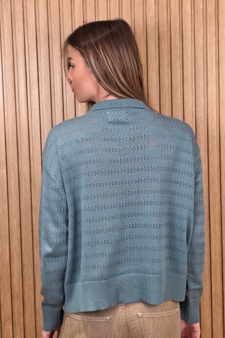 Cardigan Catalina Tourquesa