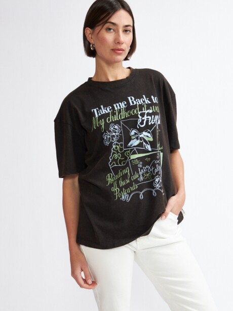 REMERA CURRY NEGRO