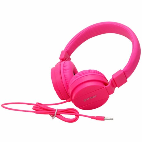 Auricular Stereo Gorsun 778 Cable De 120Cm Universo Binario ROSA