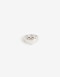 Anillos Chicos Metal Anillo Dedo Meñique Corazón - Plateado Rodio