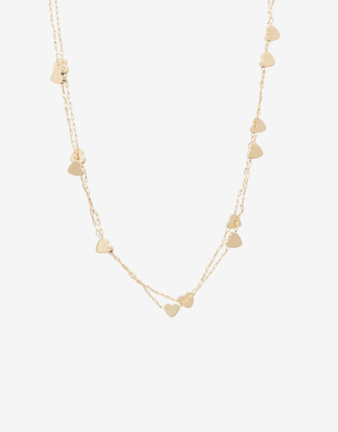 Collares Cortos Special Price Collar De Corazones - Dorado