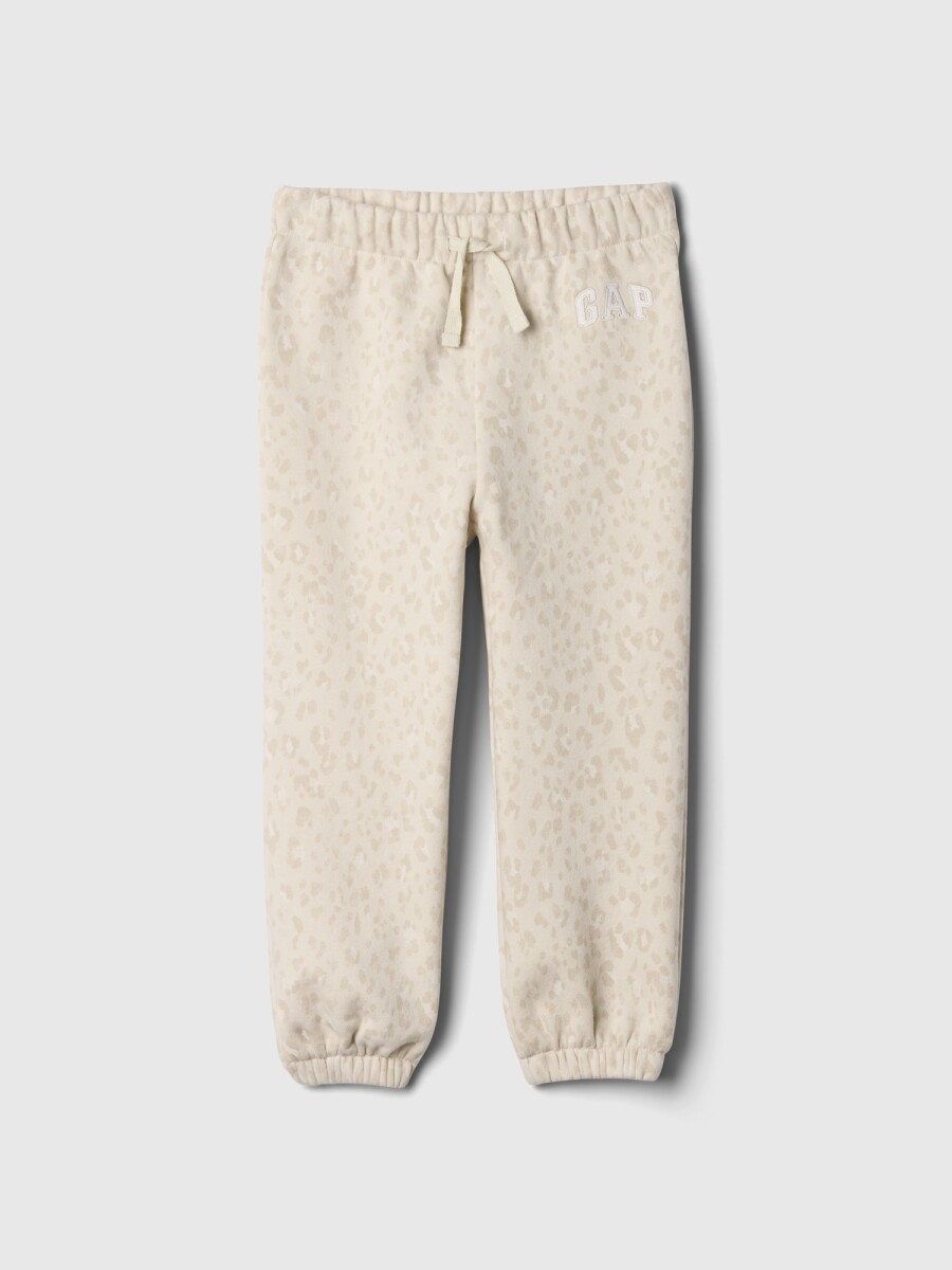 Pantalón Deportivo Toddler Niña - Grey Leopard 