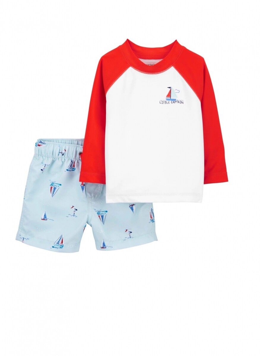 Conjunto Manga larga Protección UV Carters - Little Capitan 