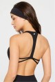 Top Pureluxe Plunge Low Impact Bra Mujer Black