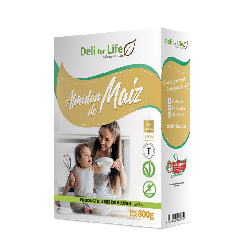 Almidón De Maíz 800g. Almidón De Maíz 800g.
