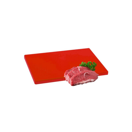 Tabla de corte polietileno rojo 450 x 610 x 13 mm Tabla de corte polietileno rojo 450 x 610 x 13 mm
