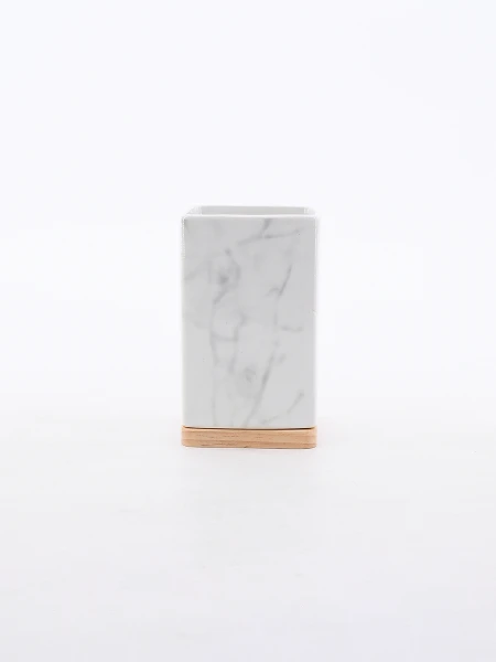 PORTACEPILLOS MÁRMOL BLANCO