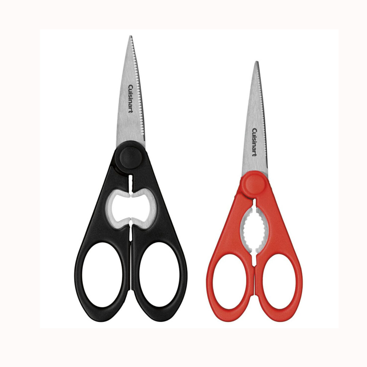 Juego de 2 tijeras Cuisinart C77-2PSHR8B7R - Rojo y Negro 