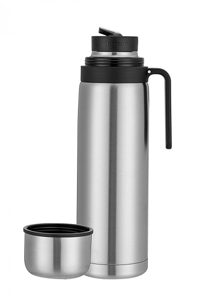Termo 1Lt. Premium Manija Rigida Acero Inox.