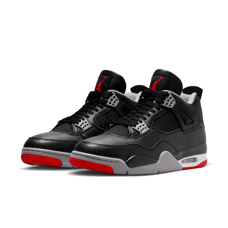 Zapatillas Air Jordan 4 Retro de Hombre Negro
