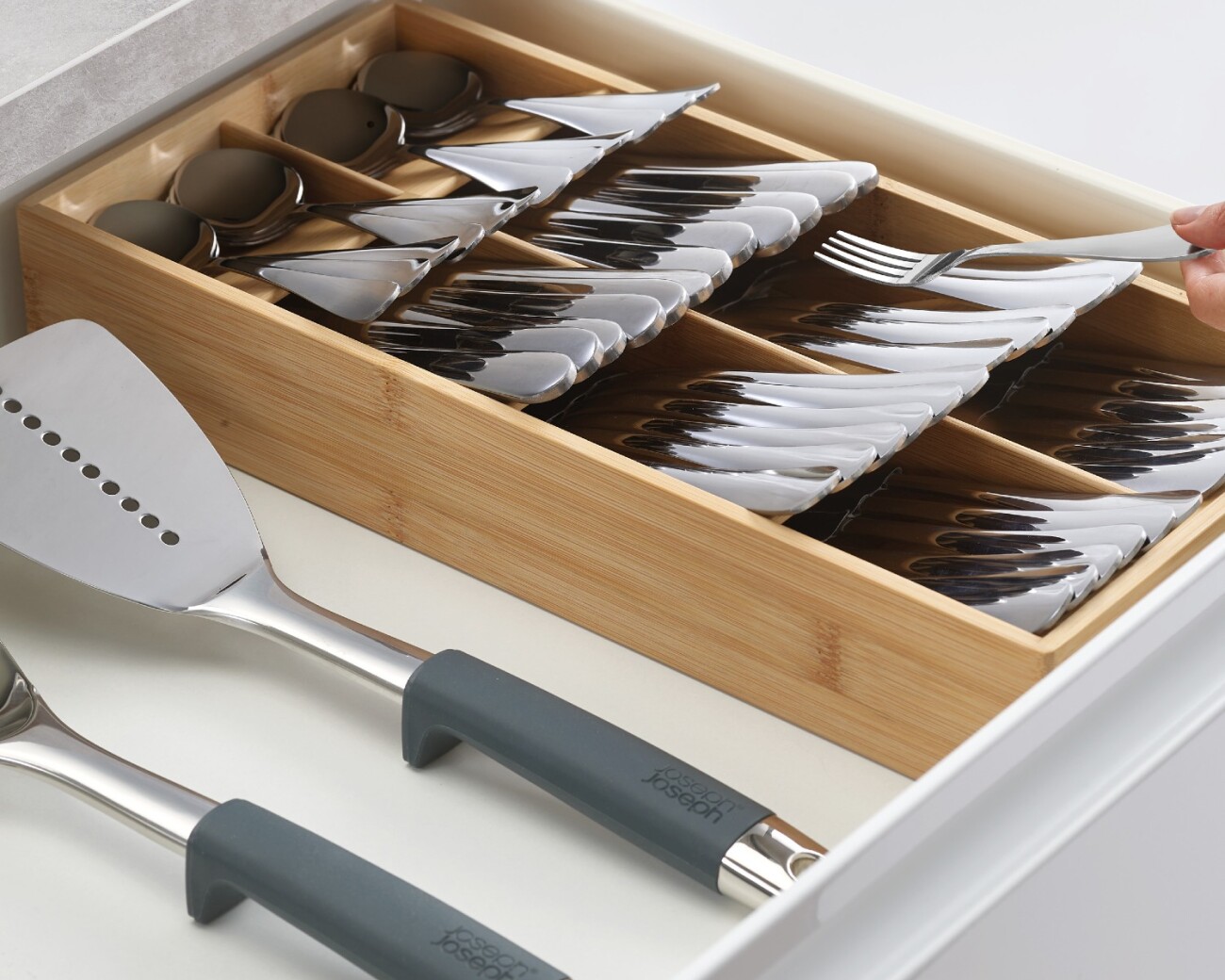 Organizador para Cubiertos y Utensilios Joseph Joseph DrawerStore™ Bamboo - Preventa Organizador para Cubiertos y Utensilios Joseph Joseph DrawerStore™ Bamboo - Preventa
