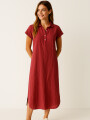 Vestido Caria Bordeaux Claro