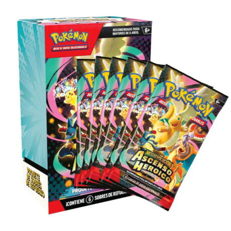 Pokémon Paquete de Sobres de Refuerzo - Ascenso Heroico Pokémon Paquete de Sobres de Refuerzo - Ascenso Heroico