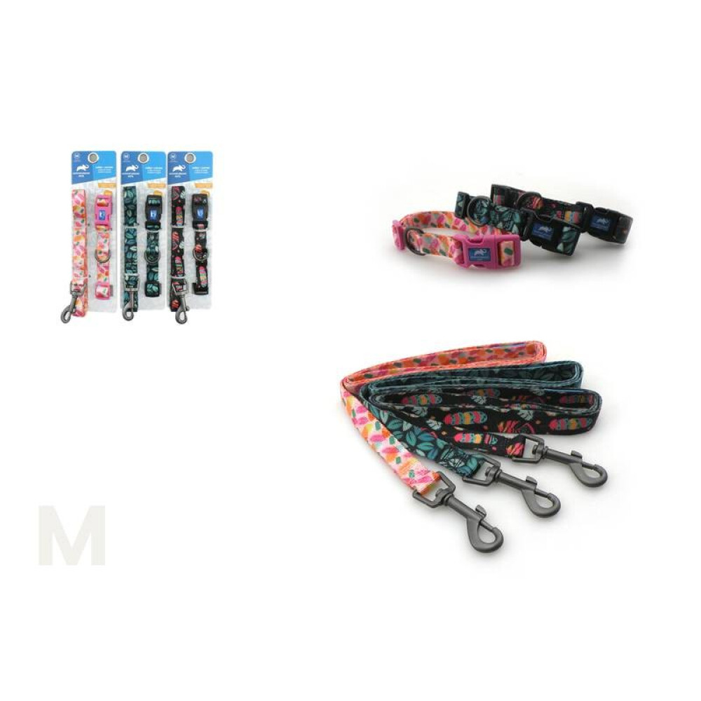 COLLAR Y CORREA PARA PERROS ANIMAL PLANET M COLLAR Y CORREA PARA PERROS ANIMAL PLANET M