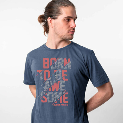 T-Shirt Print Born Denim