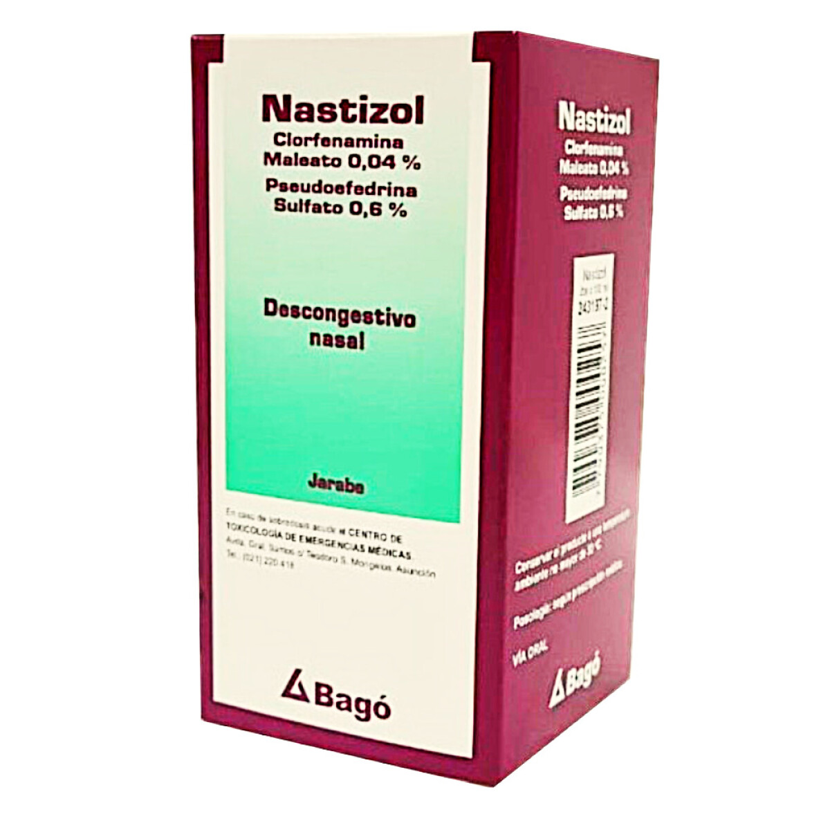 NASTIZOL JARABE FR. X 120 ML. 