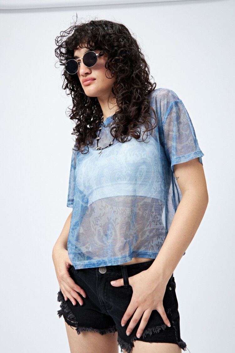 TOP RUST Azul Lavado