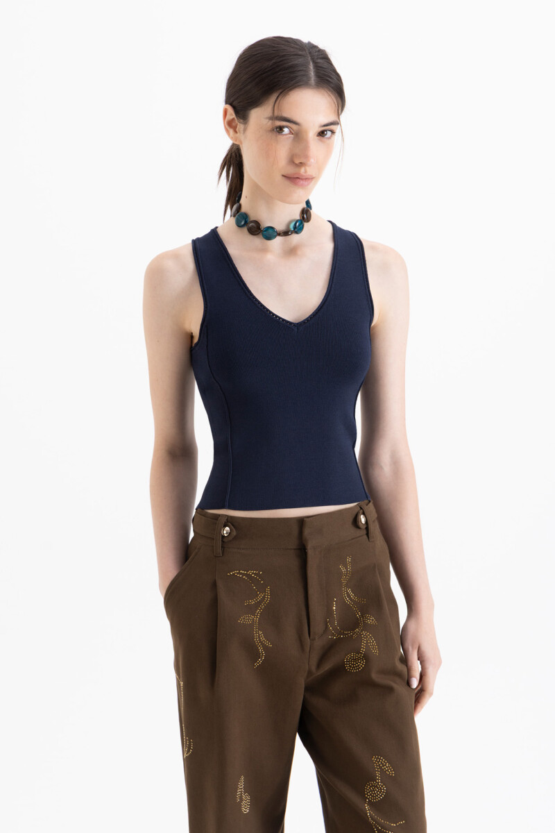 TOP NICKY Azul Marino