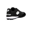 Championes Lotto Futbol Cuero Black White