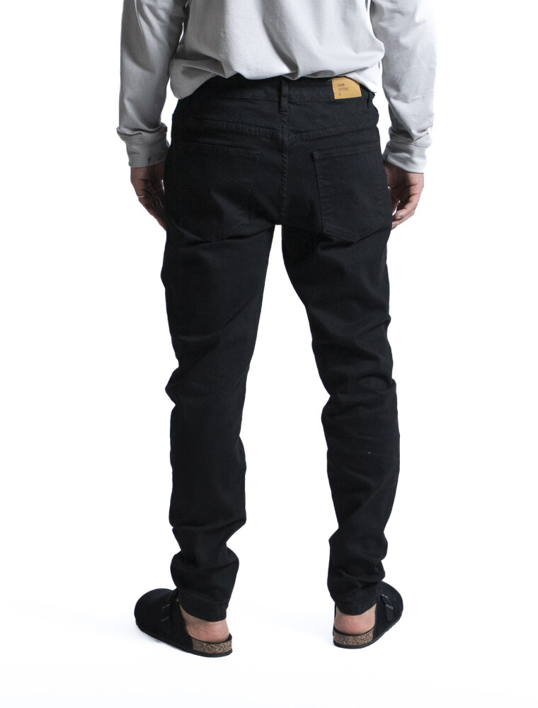 Jean Slim Fit Largo 30 Negro