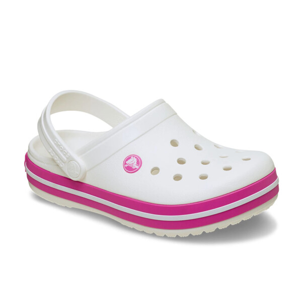 CROCBAND CLOG K - CROCS BLANCO/ROSA